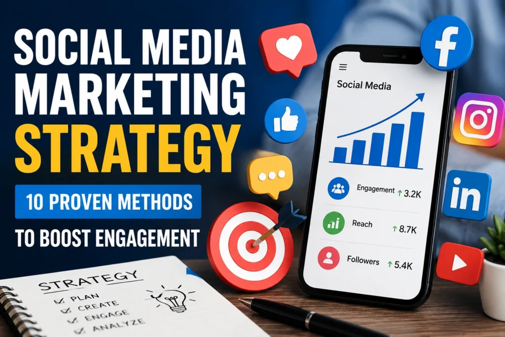 Social Media Marketing Strategy with 10 proven methods to boost engagement